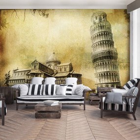 Fotótapéta - Vintage Art Pisa (152,5x104 cm)