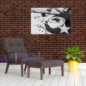 Kép - Téli cappuccino (90x60 cm)