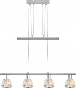 Calypso Króm 4xE14 Állítható magasságú függőlámpa Rabalux 5319 (L203)