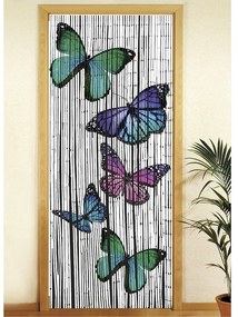 Bambusz függöny ajtóra 200x90 cm Butterflies - Maximex