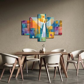 Kép - Geometrikus angyal (150x105 cm)