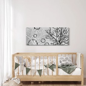 Absztrakt kép a fák (120x50 cm)