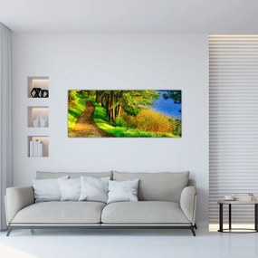 A víz menti sétányok képe (120x50 cm)