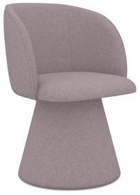 Levendula színű kárpitozott étkezőfotel Maia – Makamii