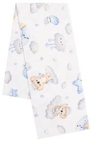 Flanel pelenka nyomtatott mintával New Baby koala kék