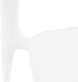 Rakásolható szék, fehér, FEDRA NEW