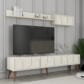 Lyon 2 - Cream, Walnut