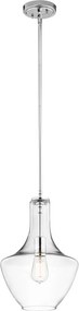 Kichler EVERLY KL-EVERLY-P-S-CH Függőlámpa 1x60W/E27