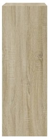 sonoma tölgy színű szerelt fa cipőszekrény 60 x 34 x 96,5 cm