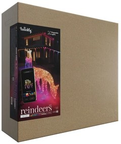 Twinkly TW3RD140SPP-TEU - LED RGBW Dimmelhető kültéri rénszarvas 160xLED IP44 Wi-Fi