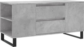 vidaXL betonszürke szerelt fa dohányzóasztal 102x44,5x50 cm