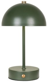 Sötétzöld LED asztali lámpa fém búrával (magasság 25 cm) Holt – House Nordic