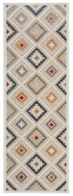 Krémszínű kültéri futószőnyeg 80x230 cm Zion Natural – Flair Rugs