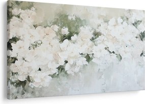 Kép - Fehér virág absztrakció (90x60 cm)