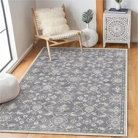 Weaviva szőnyeg 152x213 cm szürke rövid szálú mosható nappaliba irodába