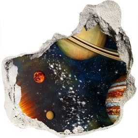 3d lyuk fal dekoráció Naprendszer nd-p-86210650