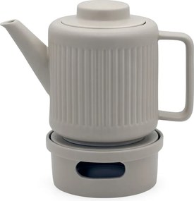 Szürke porcelán teáskanna szűrővel 1,2 l Skagen – Bredemeijer