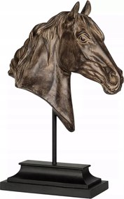 Lófej Figura ló mellszobor dekoratív szekrény polc a nappaliba