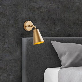 Aranyszínű fali lámpa ø 10 cm Evander – Opviq lights