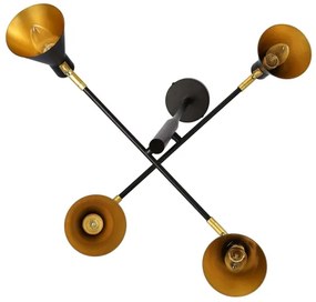 Csillár rúdon LESS 4xE14/40W/230V