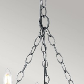Elstead Lighting SAXON SAX5-BLK-SIL Csillár 5x60W/E14