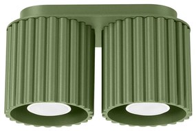 Sollux SL.1795 - AURA spotlámpa 2xGU10/10W/230V zöld