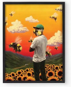 Poszter keretben Tyler, The Creator Nappaliba 20x30 Ajándék ötlet