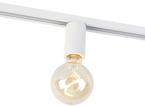 E27 foglalat sín felfüggesztéssel 1 fázisú sínhez fehér - Jeana