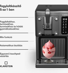 Klarstein SweetSwirl fagylaltkészítő, fagylalt, smoothie és tejkoktélok, automatikus tisztítás
