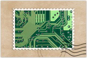 Poszterek 90x60 Elektro pácolt csempe