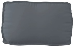 Raklap párna háttámlához Antracit 70 x 40 x 12 cm Oxford szövet