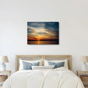 Naplemente képe (üvegen) (70x50 cm)
