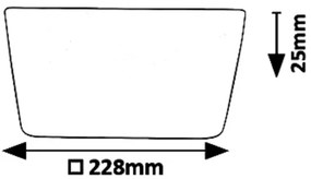 Rabalux 5374 - OLEG LED mennyezeti lámpa 24W IP65