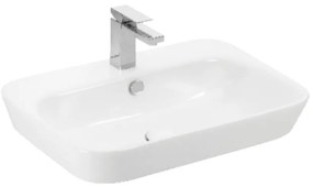 Sanovit - 3065 collections - PULTRA ültethető - Top Counter - porcelán mosdó - - 65 x 45 cm