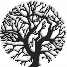 Az Élet Fája 50cm kerek fali dekoráció Tömör áttört falpanel