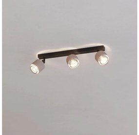 Eglo 43658 - Fali lámpa ROSLEY 3xE14/40W/230V fekete/bézs