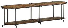 tömör újrahasznosított fa TV-szekrény 160 x 42 x 40 cm
