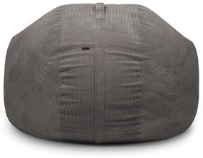 Krémszínű kordbársony babzsákfotel Roll 190 – SLOWDOWN