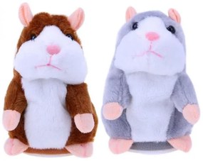 Interaktív beszélő hörcsög - szürke