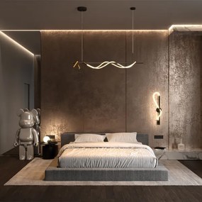 Maytoni MOD166PL-L30GB3K - LED Csillár zsinóron TAU LED/42W/230V