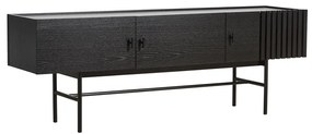 Komód "Array", 150 x 53 cm, 2 változat - Woud Variáns: tölgyfa, fekete