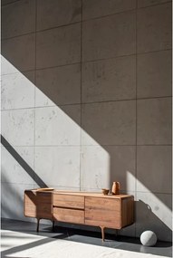 Barna diófa TV-állvány 180x65x45 cm Fawn – Gazzda