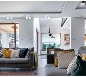 LED Dimmelhető spotlámpa LAHTI MINI 2xLED/9W/230V 3000K CRI 90 fehér