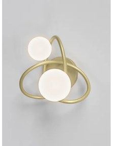 Wofi 4014-201 - LED fali lámpa NANCY 2xG9/3,5W/230V arany/fehér