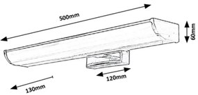 Rabalux - LED fürdőszobai tükörvilágítás LED/7,5W/230V IP44