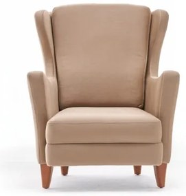 NUPI krémszínű füles fotel