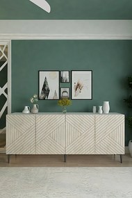 Ferrro 180 - White, Travertine