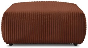 Téglavörös kordbársony lábtartó Lucien – Bobochic Paris