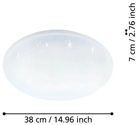 Eglo 900001 - LED Dimmelhető mennyezeti lámpa TOTARI-Z LED/19,2W/230V 2700-6500K
