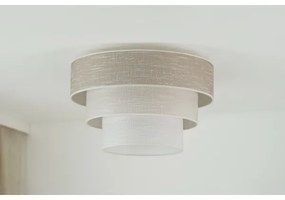 Brilagi - Mennyezeti lámpa ALASKA LUNETA 1xE27/15W/230V átm. 45 cm szürke/krémes